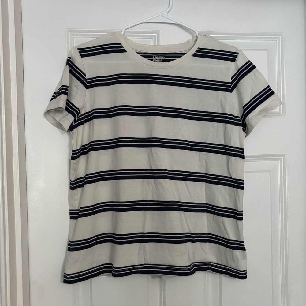 Lands End Relaxed Crewneck Tee